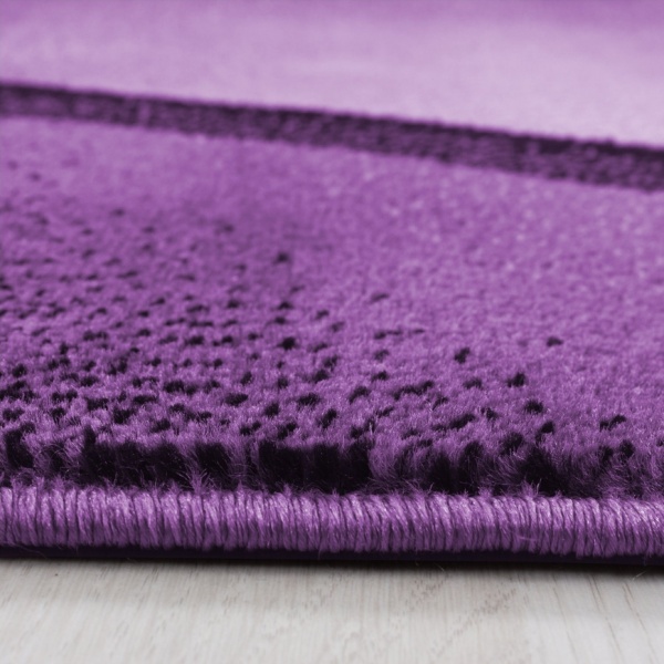 Cara Wave Modern Purple Rug